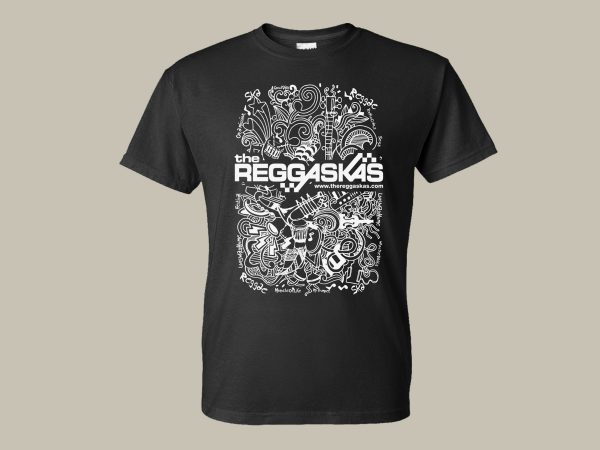 Reggaskas Black Festival T-Shirt